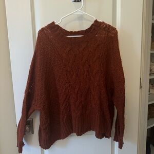 Wooden Ships Rust Sweater